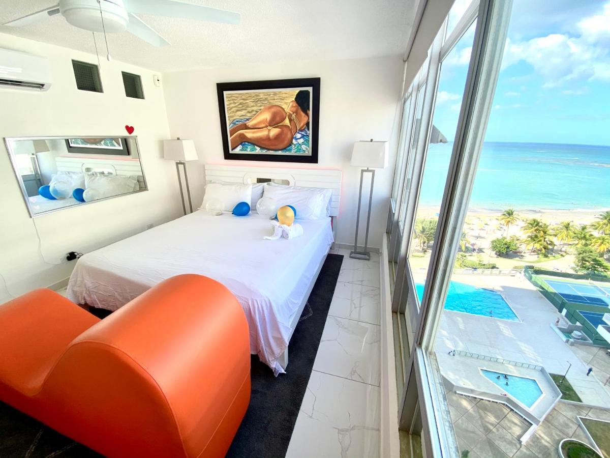 Ocean View Apt On Isla Verde In A 14Th Floor San Juan Luaran gambar